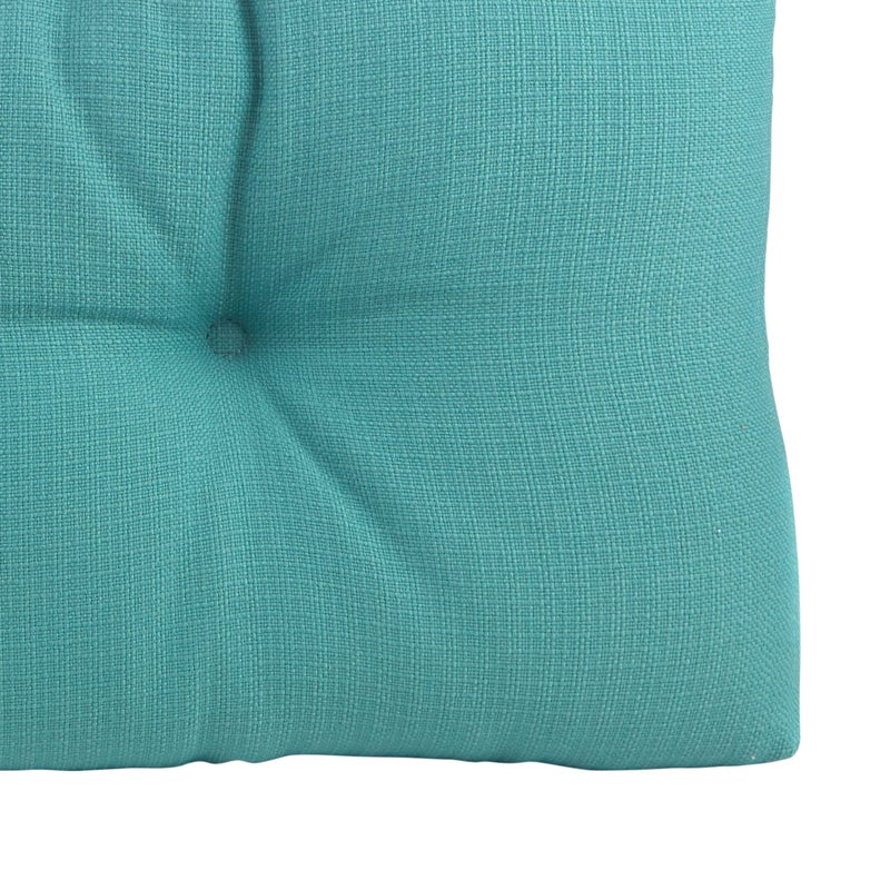 Klear Vu The Gripper Non-Slip Tufted Bench Cushion for Indoor Furniture, Assembled in USA, Entryway Storage, Bay Window, Corner Nook or Piano Seat, 35 Inches, Solid Teal - Image 4